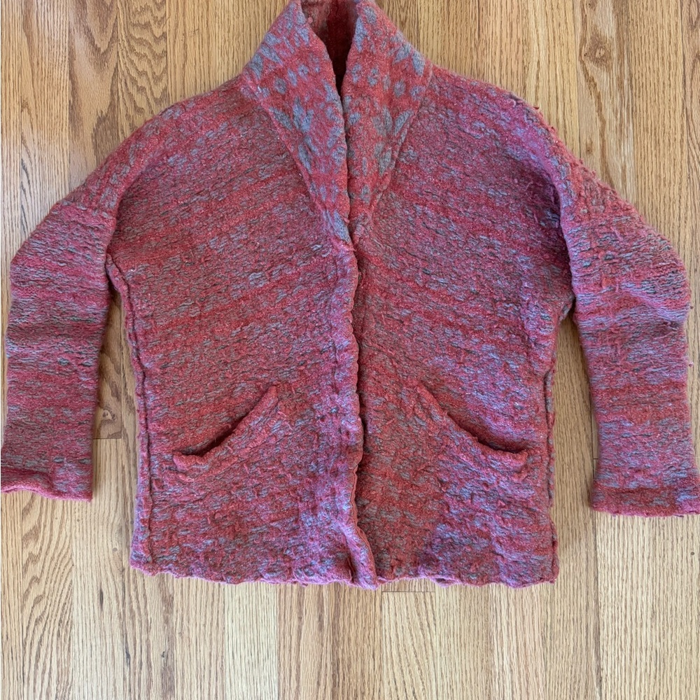 Free People Cropped Rug Jacket  Size Small